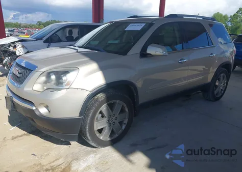 2010 GMC Acadia Slt-2 from USA, damaged, VIN 1GKLRNED1AJ136231
